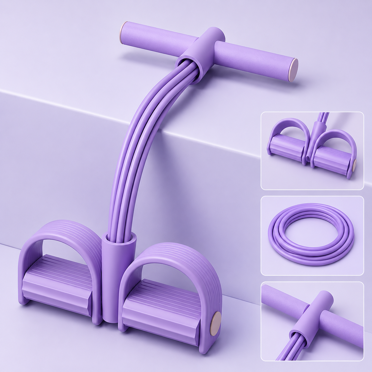 Multi-Function 6-Tube Pedal Resistance Trainer